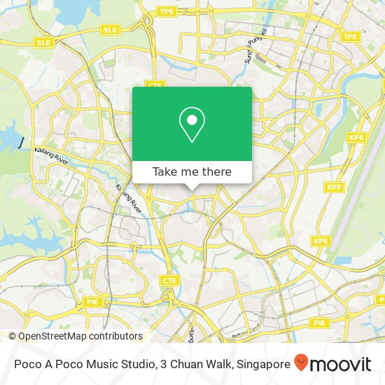 Poco A Poco Music Studio, 3 Chuan Walk map