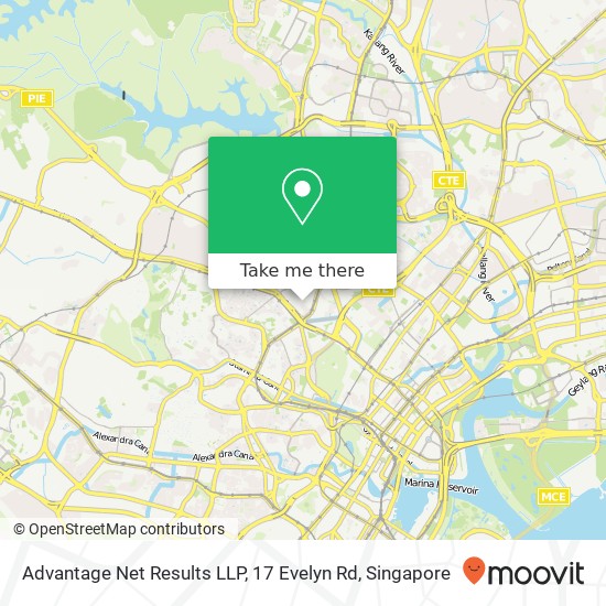 Advantage Net Results LLP, 17 Evelyn Rd map