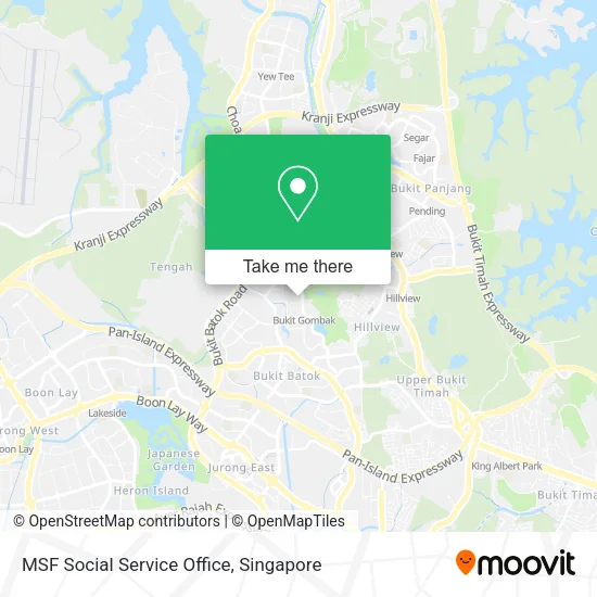 MSF Social Service Office map