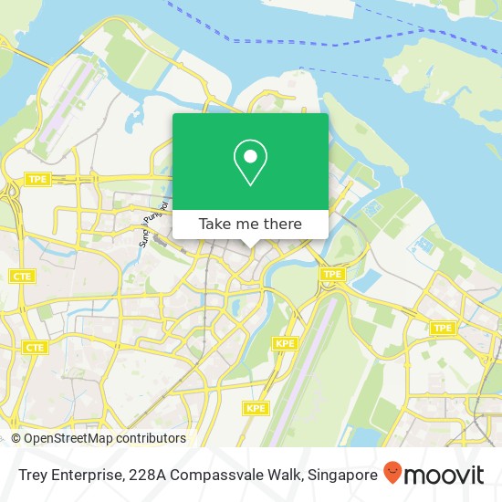 Trey Enterprise, 228A Compassvale Walk地图