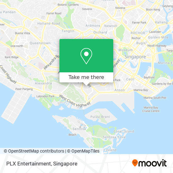 PLX Entertainment map