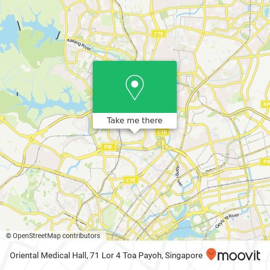 Oriental Medical Hall, 71 Lor 4 Toa Payoh map