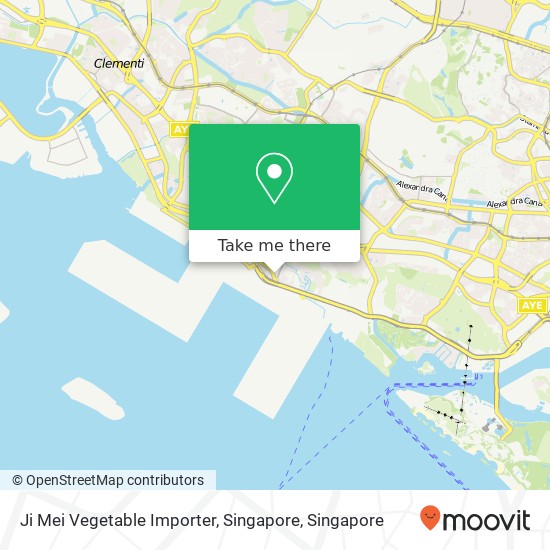 Ji Mei Vegetable Importer, Singapore map