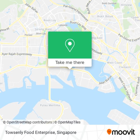 Towsenly Food Enterprise map