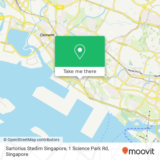 Sartorius Stedim Singapore, 1 Science Park Rd地图