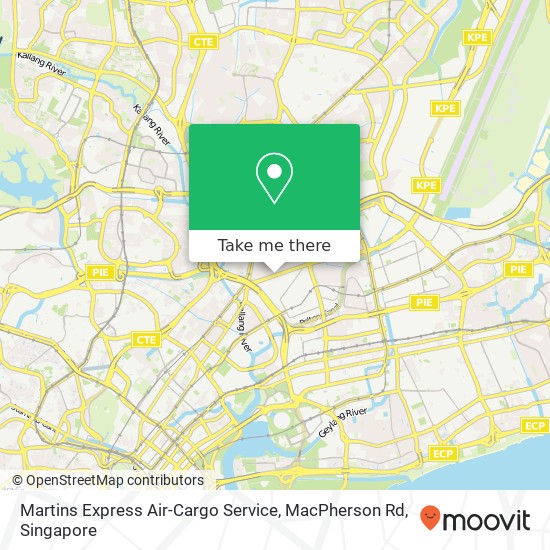 Martins Express Air-Cargo Service, MacPherson Rd地图