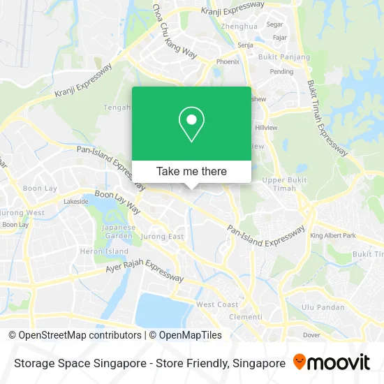 Storage Space Singapore - Store Friendly map