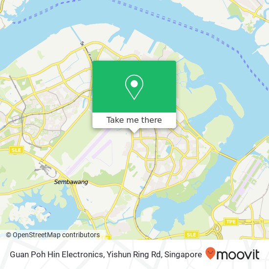 Guan Poh Hin Electronics, Yishun Ring Rd map