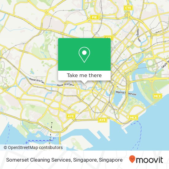 Somerset Cleaning Services, Singapore map