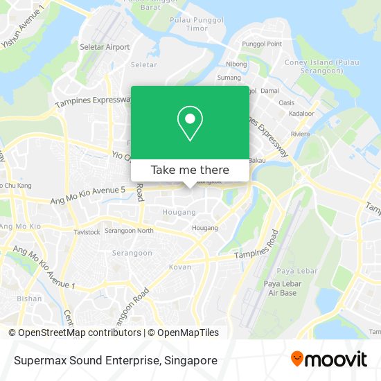 Supermax Sound Enterprise map