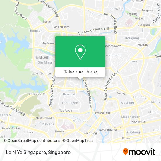 Le N Ye Singapore地图