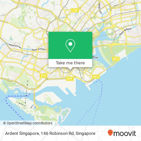 Ardent Singapore, 146 Robinson Rd map