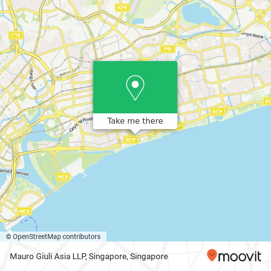 Mauro Giuli Asia LLP, Singapore map