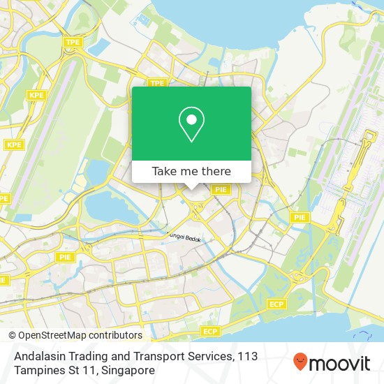 Andalasin Trading and Transport Services, 113 Tampines St 11 map