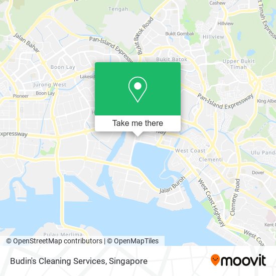 Budin's Cleaning Services map