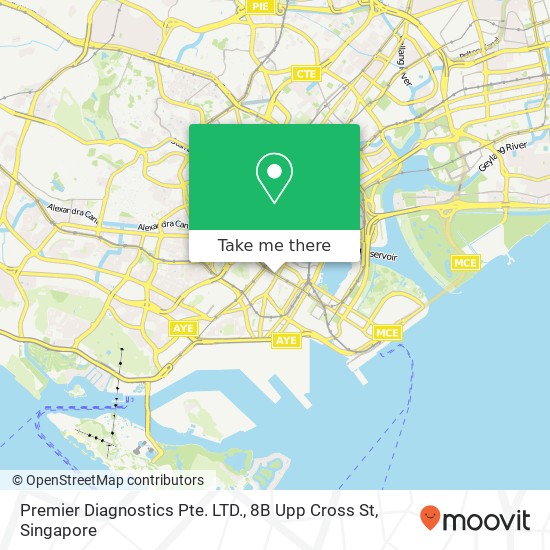 Premier Diagnostics Pte. LTD., 8B Upp Cross St map