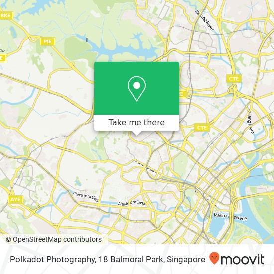 Polkadot Photography, 18 Balmoral Park map