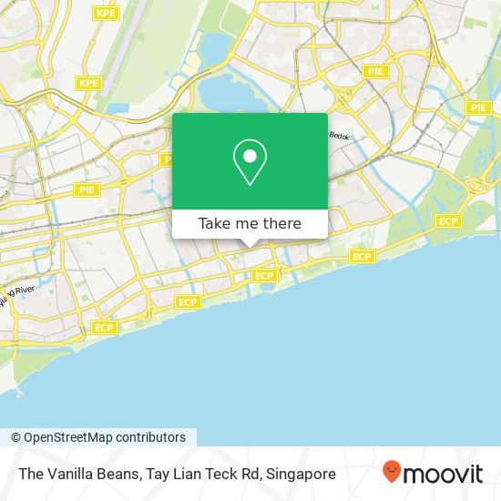 The Vanilla Beans, Tay Lian Teck Rd地图