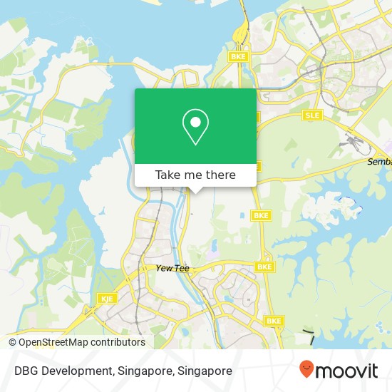 DBG Development, Singapore map