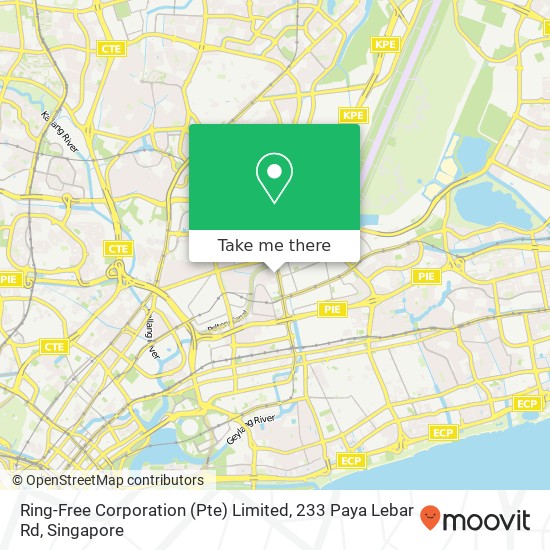 Ring-Free Corporation (Pte) Limited, 233 Paya Lebar Rd map