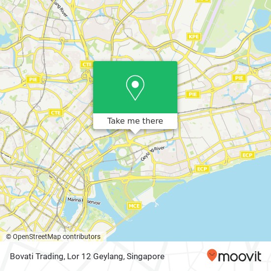 Bovati Trading, Lor 12 Geylang地图
