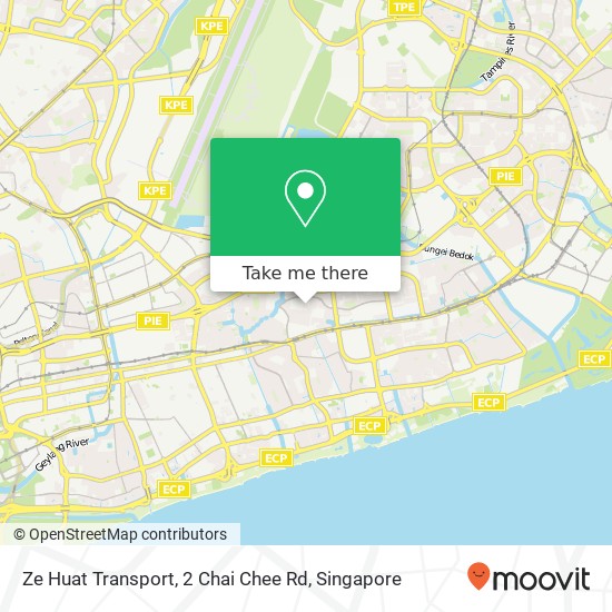 Ze Huat Transport, 2 Chai Chee Rd map