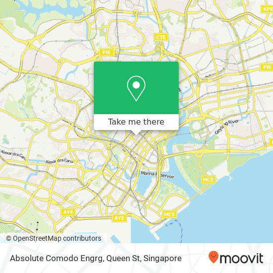 Absolute Comodo Engrg, Queen St map