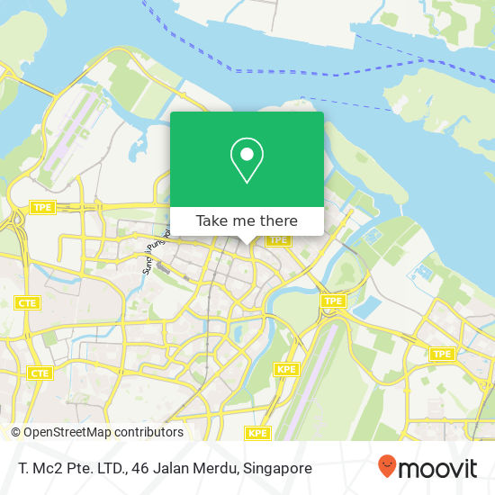 T. Mc2 Pte. LTD., 46 Jalan Merdu map