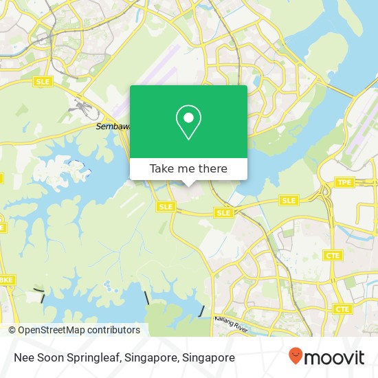 Nee Soon Springleaf, Singapore map