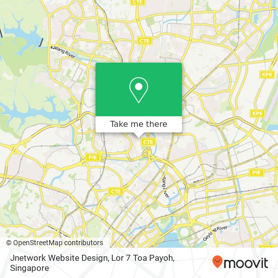 Jnetwork Website Design, Lor 7 Toa Payoh map