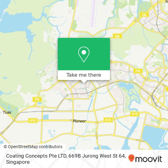 Coating Concepts Pte LTD, 669B Jurong West St 64 map