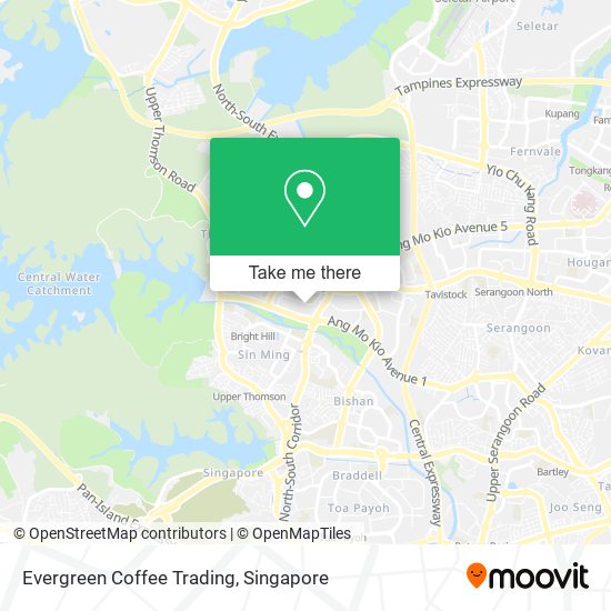 Evergreen Coffee Trading map