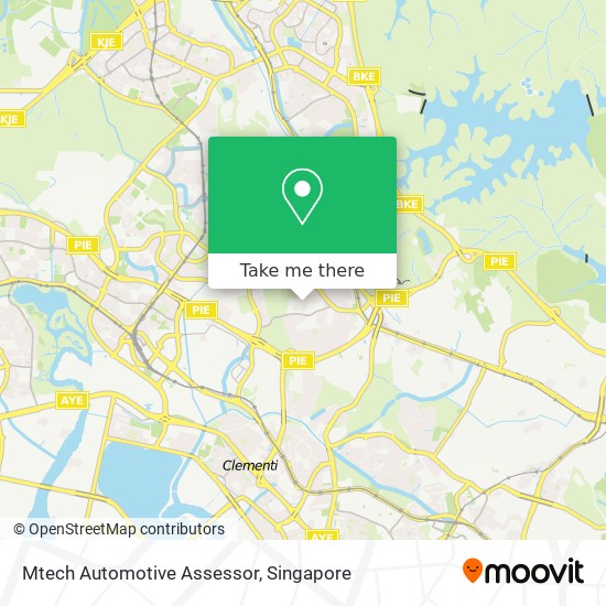 Mtech Automotive Assessor map