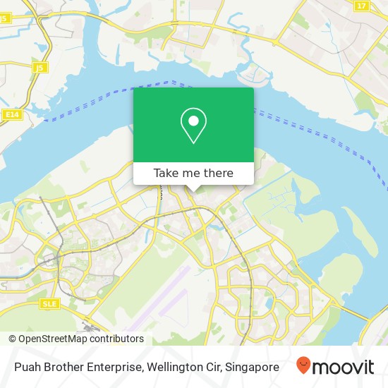 Puah Brother Enterprise, Wellington Cir map