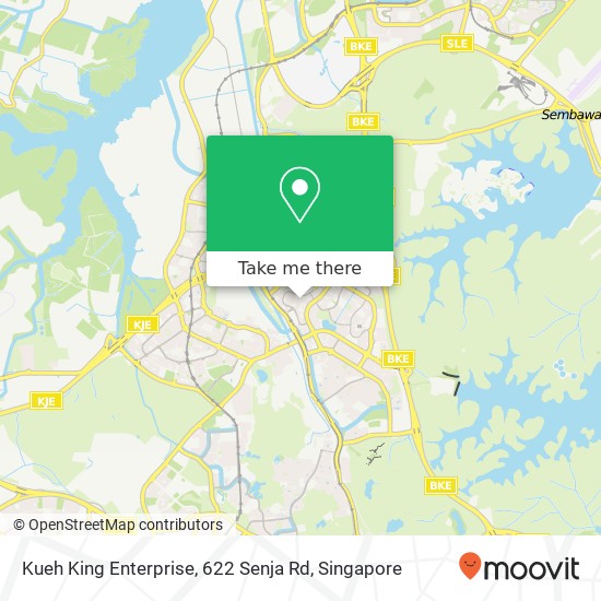 Kueh King Enterprise, 622 Senja Rd地图