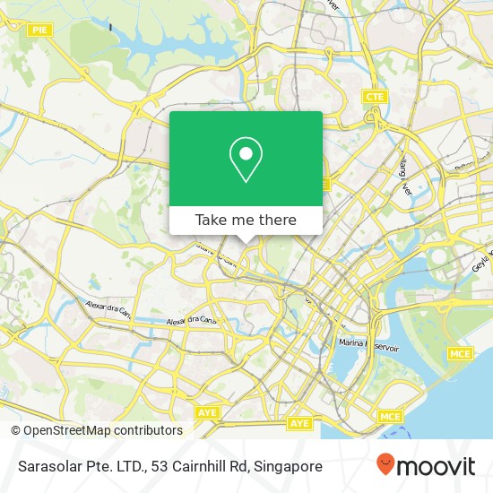 Sarasolar Pte. LTD., 53 Cairnhill Rd map