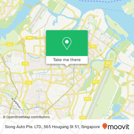 Siong Auto Pte. LTD., 565 Hougang St 51地图