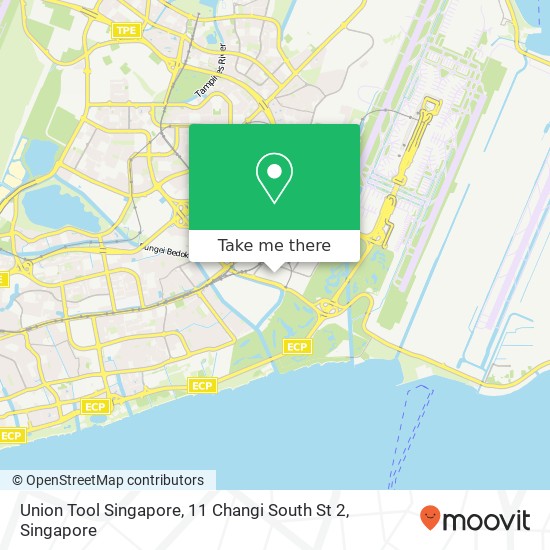 Union Tool Singapore, 11 Changi South St 2 map