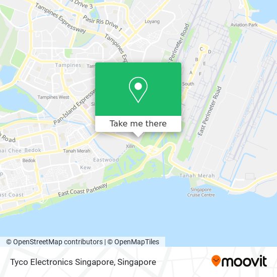 Tyco Electronics Singapore地图