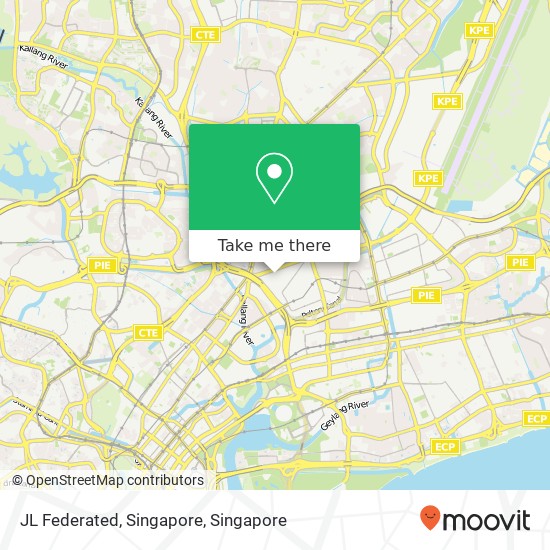 JL Federated, Singapore map