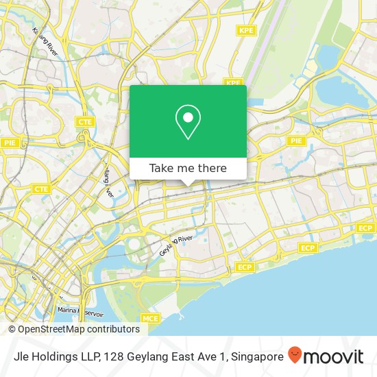 Jle Holdings LLP, 128 Geylang East Ave 1地图