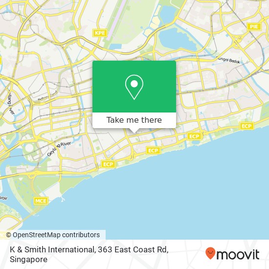 K & Smith International, 363 East Coast Rd map