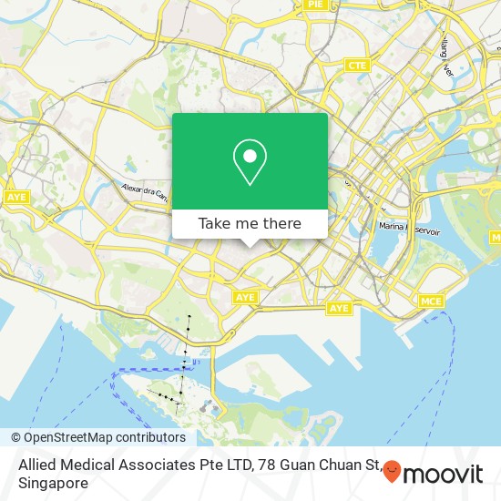 Allied Medical Associates Pte LTD, 78 Guan Chuan St map