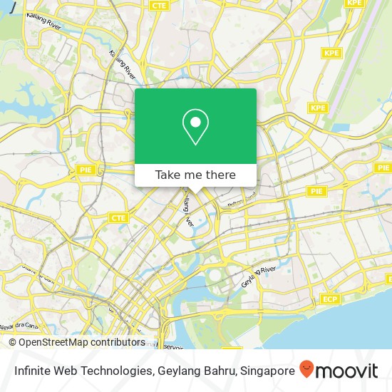 Infinite Web Technologies, Geylang Bahru map