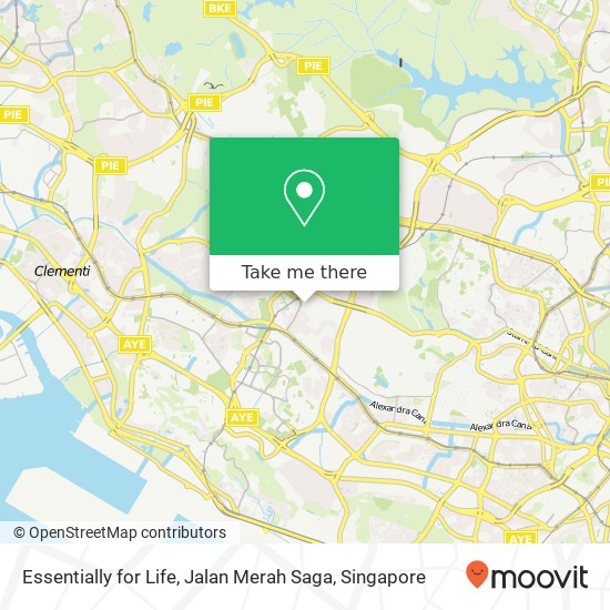 Essentially for Life, Jalan Merah Saga map