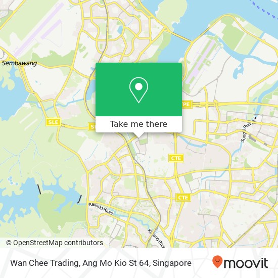 Wan Chee Trading, Ang Mo Kio St 64 map