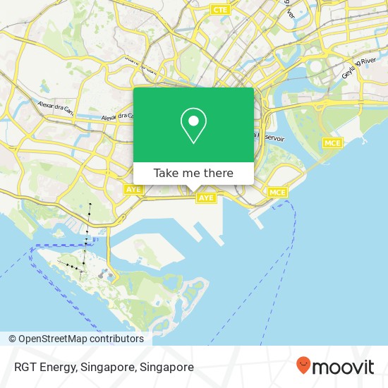 RGT Energy, Singapore map