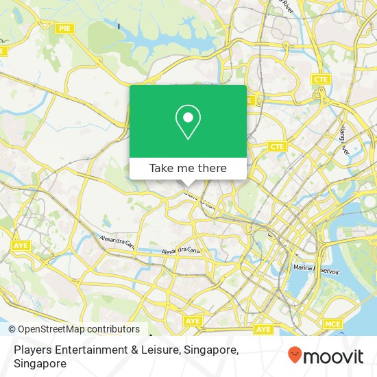 Players Entertainment & Leisure, Singapore map