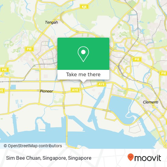 Sim Bee Chuan, Singapore map