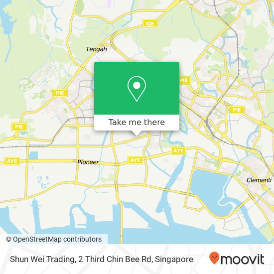 Shun Wei Trading, 2 Third Chin Bee Rd map